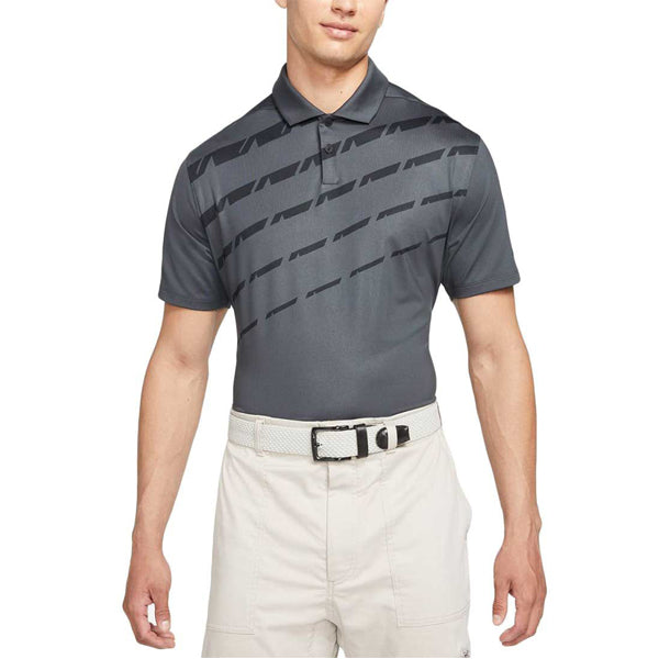 Nike Dri-Fit Vapor Grfx 2 Golf Polo Shirt - Grey/Black