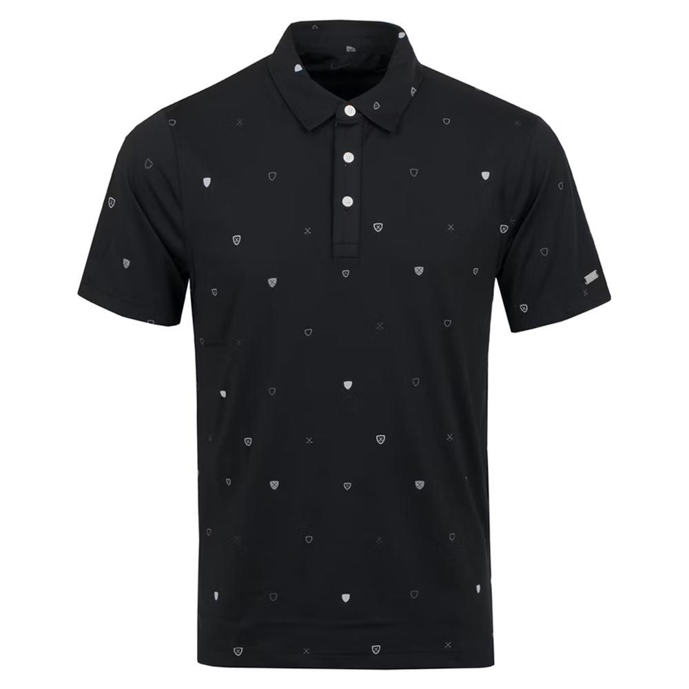 Nike Dri-Fit Players Heritage Golf Polo Shirt - Black