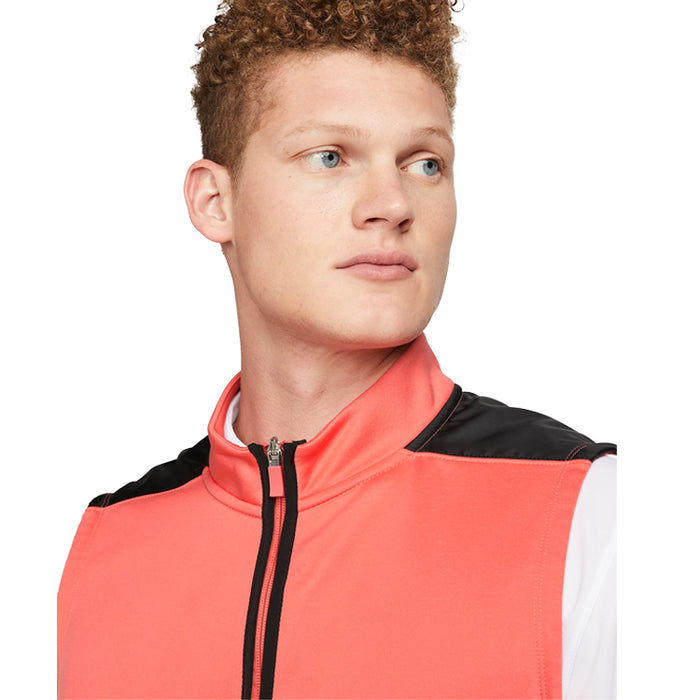 Nike Therma-Fit Victory Golf Vest - Black/Orange