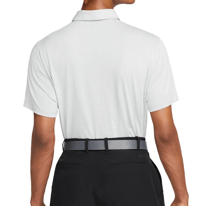 Nike Dri-Fit ADV Vapor Engineered Jacquard Golf Polo Shirt - Light Smoke Grey/White