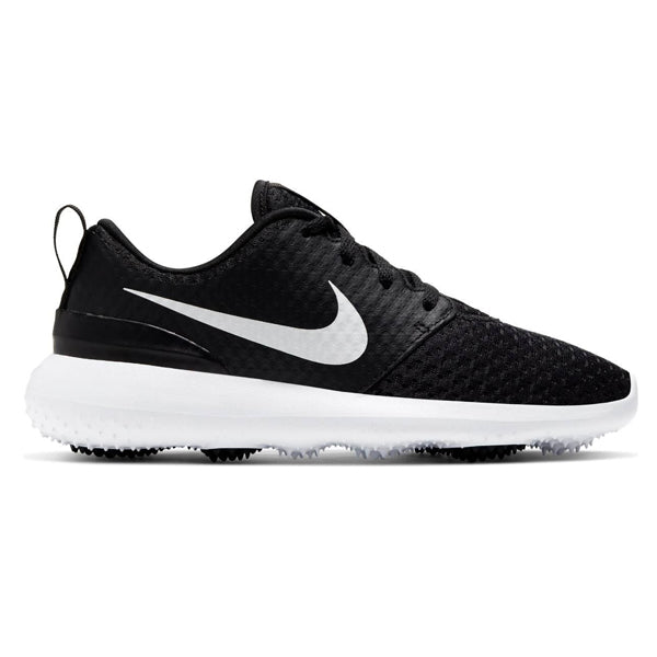 Nike Roshe G Junior Golf Shoe - Black/White/Metallic White