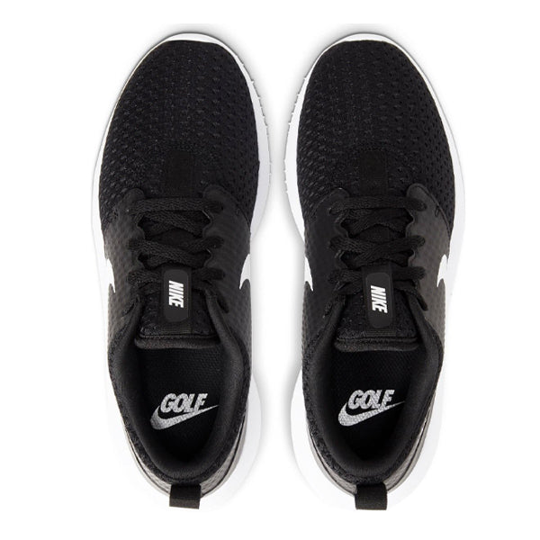 Nike Roshe G Junior Golf Shoe - Black/White/Metallic White