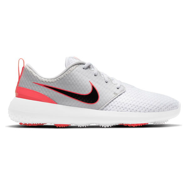 Nike Roshe G Junior Golf Shoes - White/Grey/Red