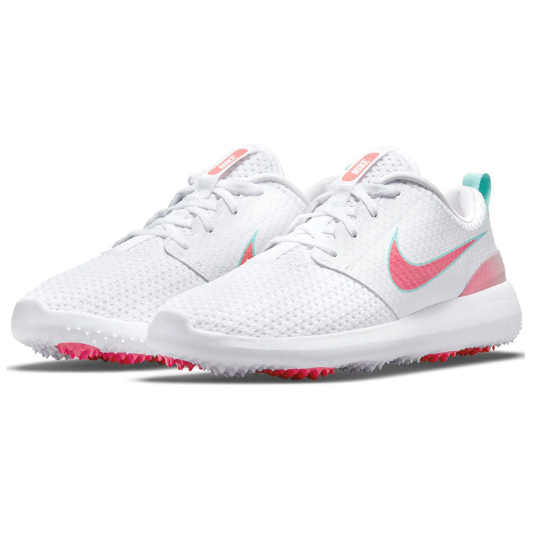 Nike Roshe G Junior Golf Shoes White/Hot Punch/Aurora Andrew Morris