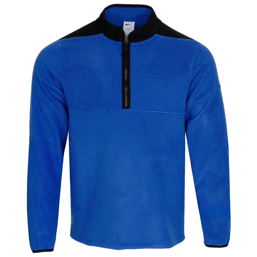 Nike Therma-Fit Victory 1/2 Zip Fleece Golf Sweater - Blue