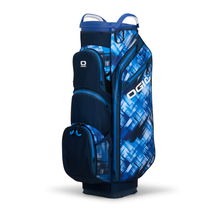 Ogio 2023 All Elements Golf Cart Bag - Blue Hash