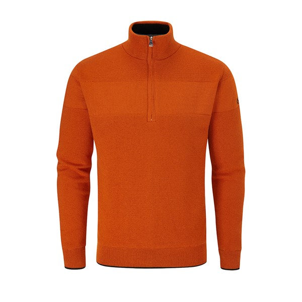 Oscar Jacobson Anders Golf Sweater - Orange