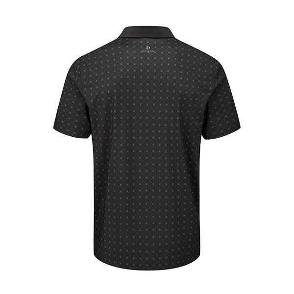 Oscar Jacobson Barton Golf Polo Shirt - Black