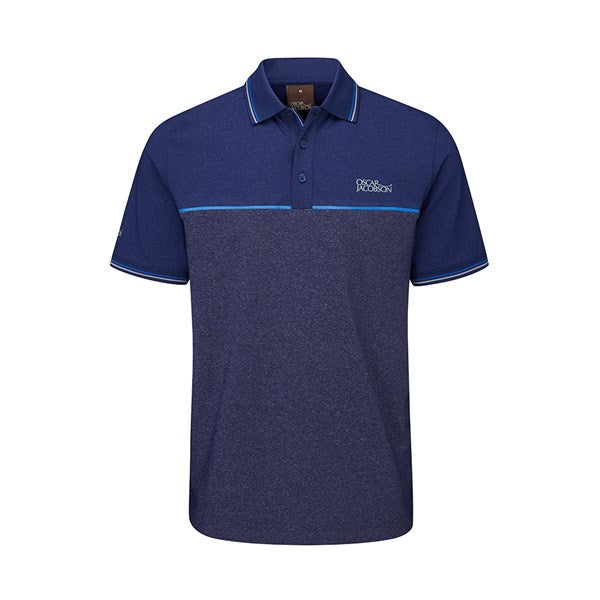 Oscar Jacobson Belford Golf Polo Shirt - Navy