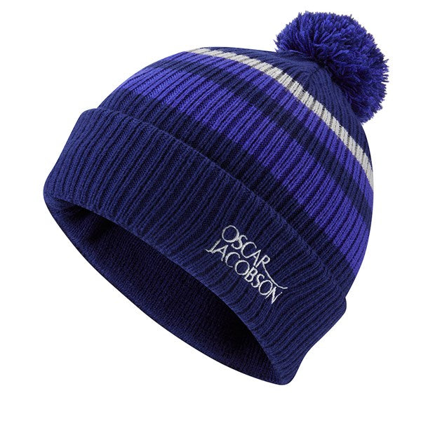 Oscar Jacobson Mabel Knitted Golf Beanie - Navy/Blue