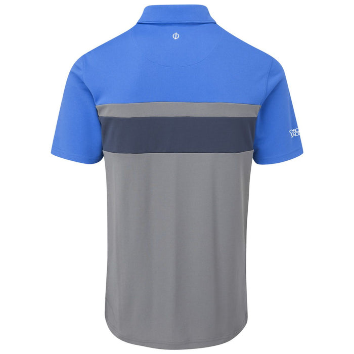 Oscar Jacobson Boston Golf T-Shirt - Blue/Grey/Navy