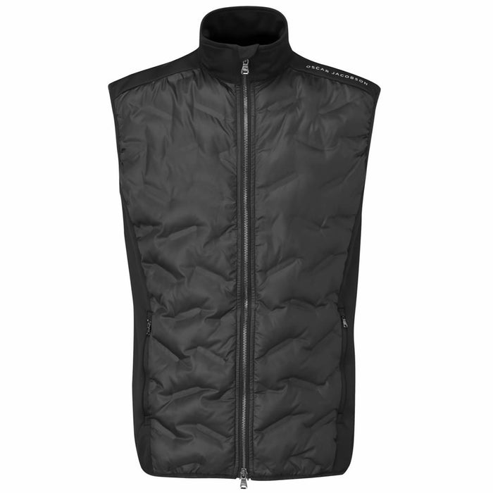 Oscar Jacobson Ridley Hybrid Golf Gilet - Black