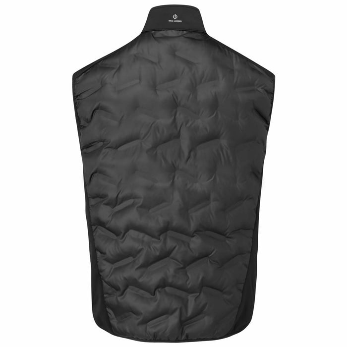 Oscar Jacobson Ridley Hybrid Golf Gilet - Black