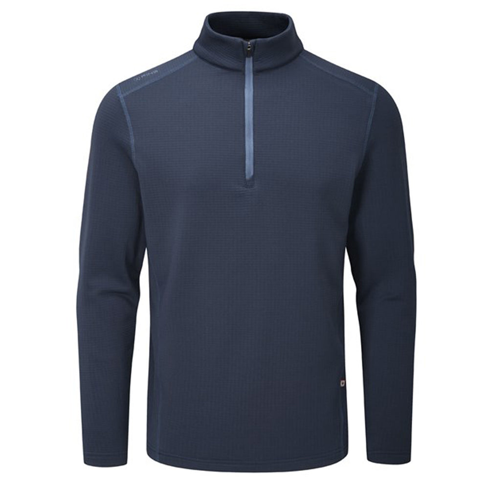 Ping Sensor Warm Edwin Half-Zip Golf Pullover - Oxford Blue