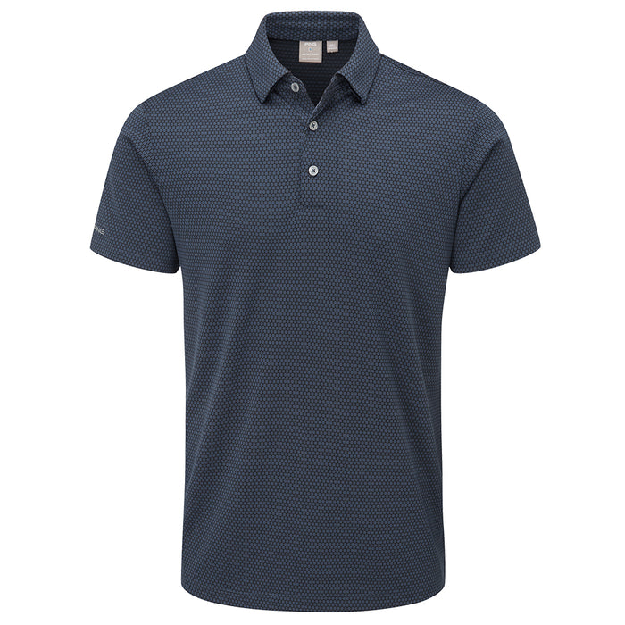 Ping Halcyon Golf Polo Shirt - Oxford Blue