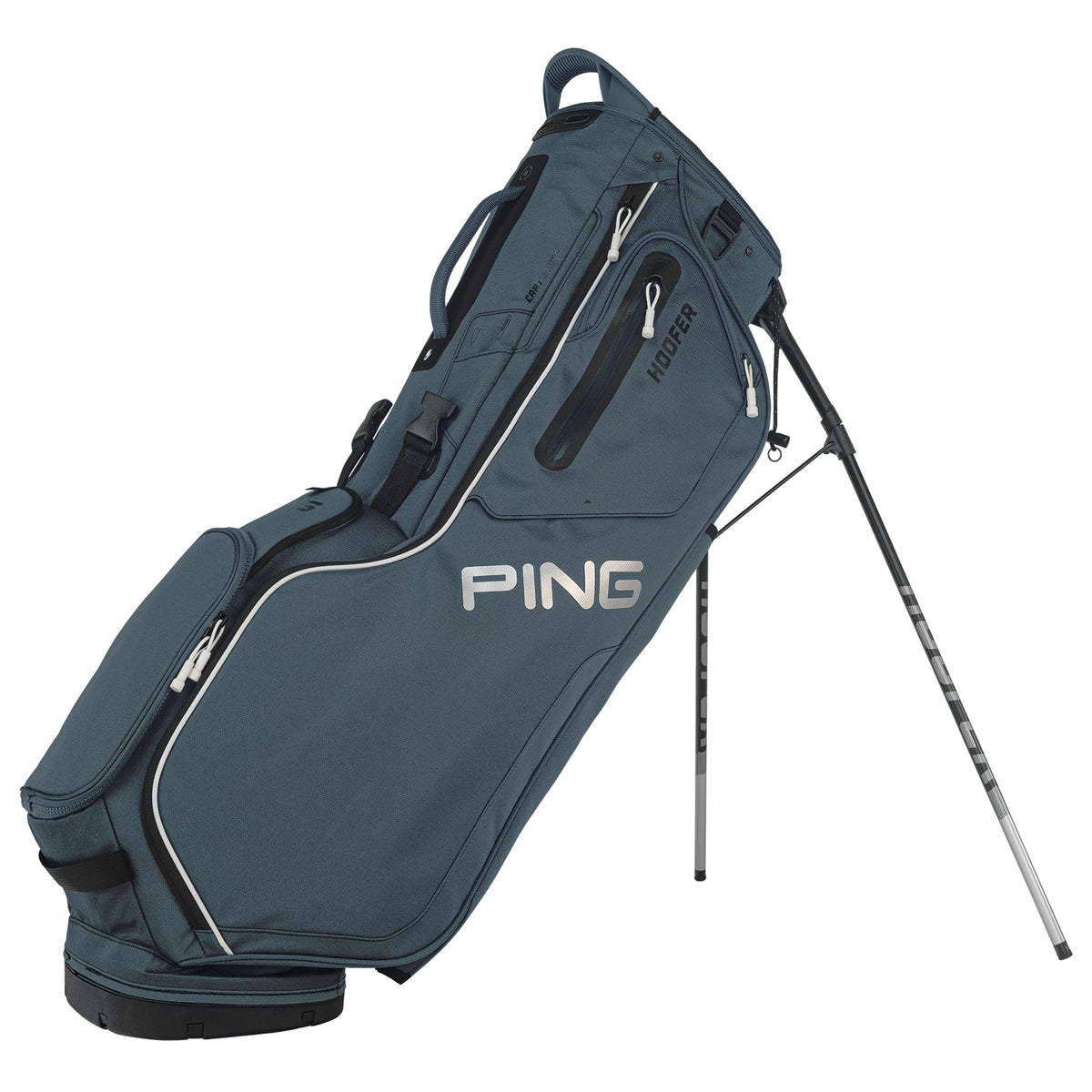 Ping Hoofer Golf Stand Bag Slate White Silver Andrew Morris Golf