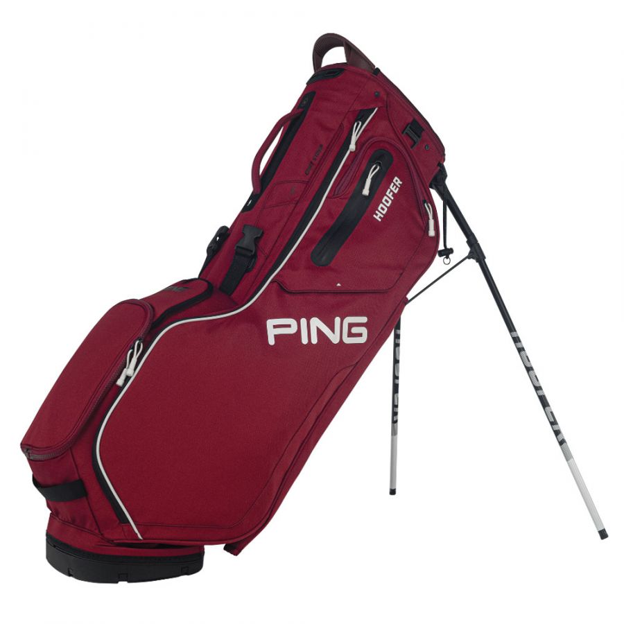 Ping Hoofer Golf Stand Bag - Cardinal/White/Black