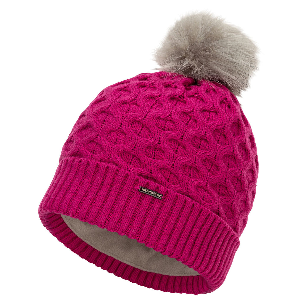 Ping Ladies Classic Bobble Golf Hat - Pink