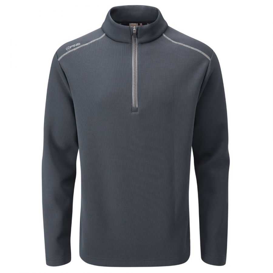 Ping Ramsey Half-Zip Fleece Golf Pullover - Navy