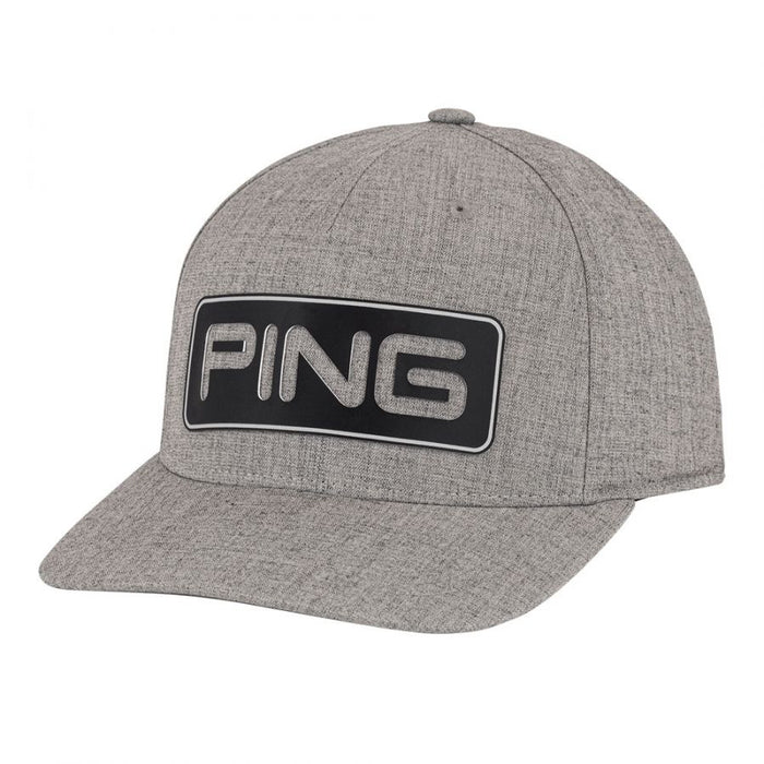 Ping Tour Classic Golf Cap - Heather Grey / Black