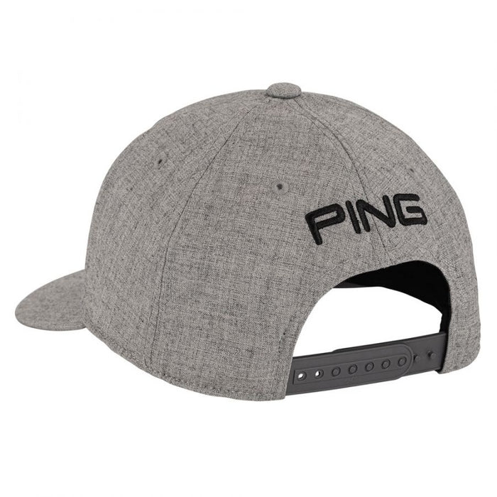 Ping Tour Classic Golf Cap - Heather Grey / Black