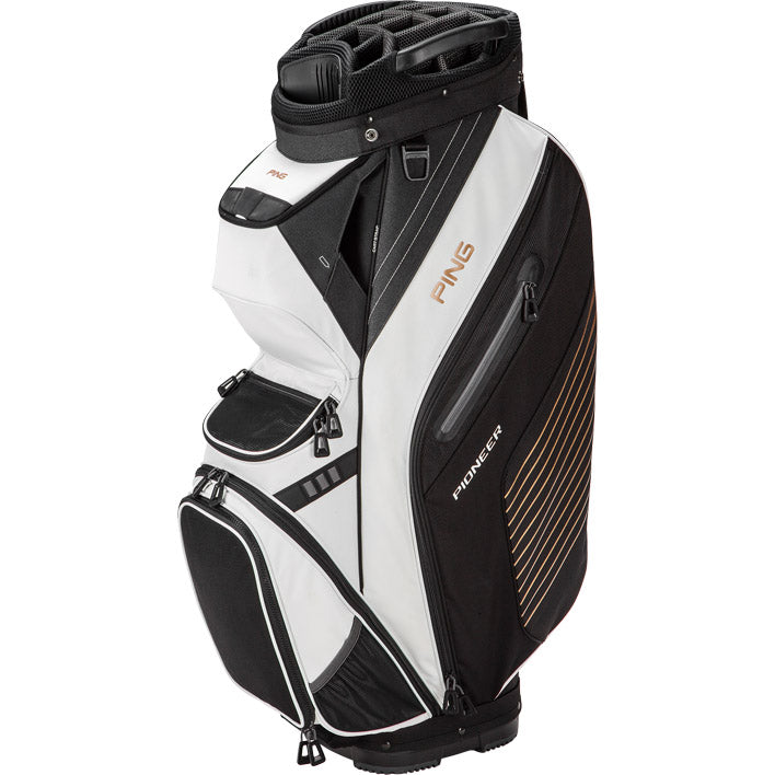 Ping Pioneer 2020 Golf Cart Bag - Black/White