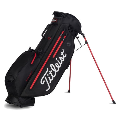 Titleist Players 4+ Stadry Golf Stand Bag - Black/Black/Red