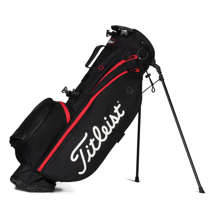 Titleist Players 4 Golf Stand Bag - Black/Black/Red