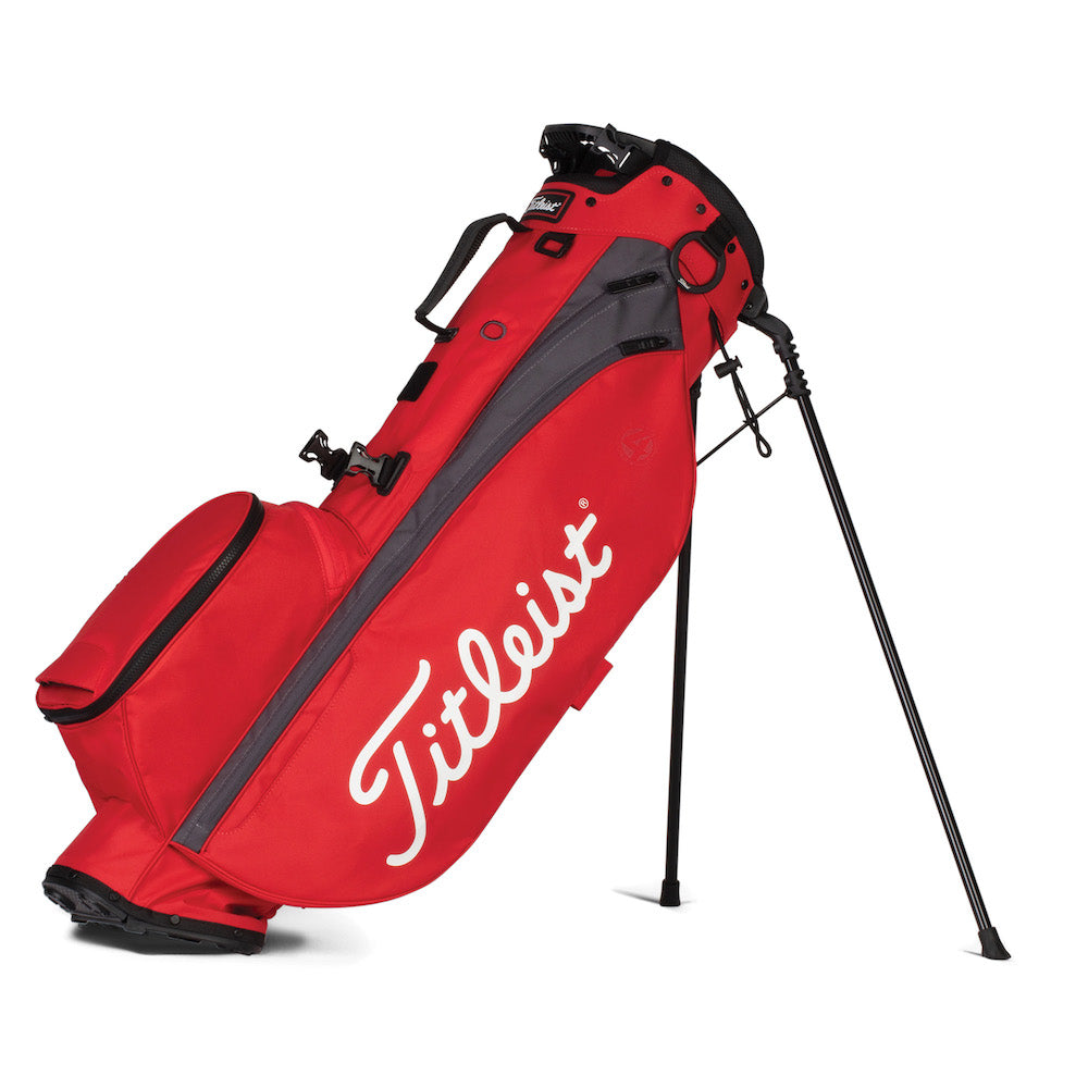 Titleist Players 4 Golf Stand Bag - Red/Grey