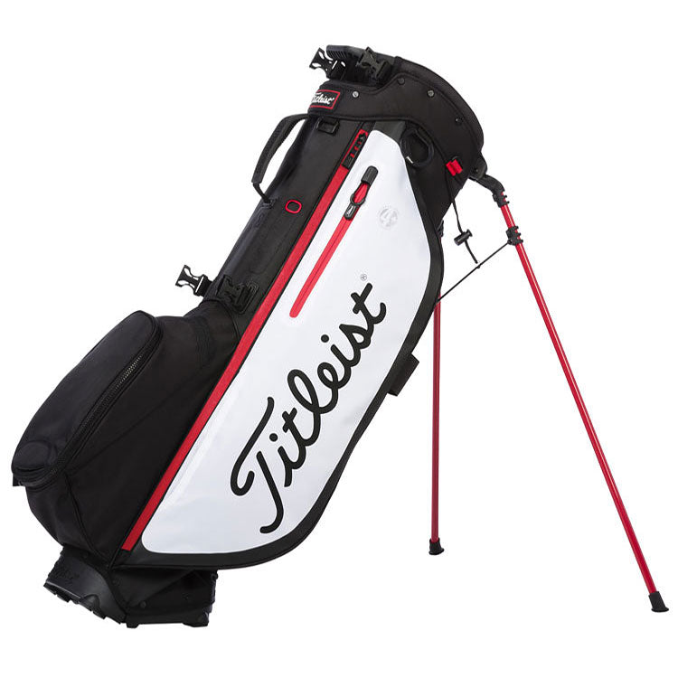 Titleist Players 4+ Golf Stand Bag - Black/White/Red