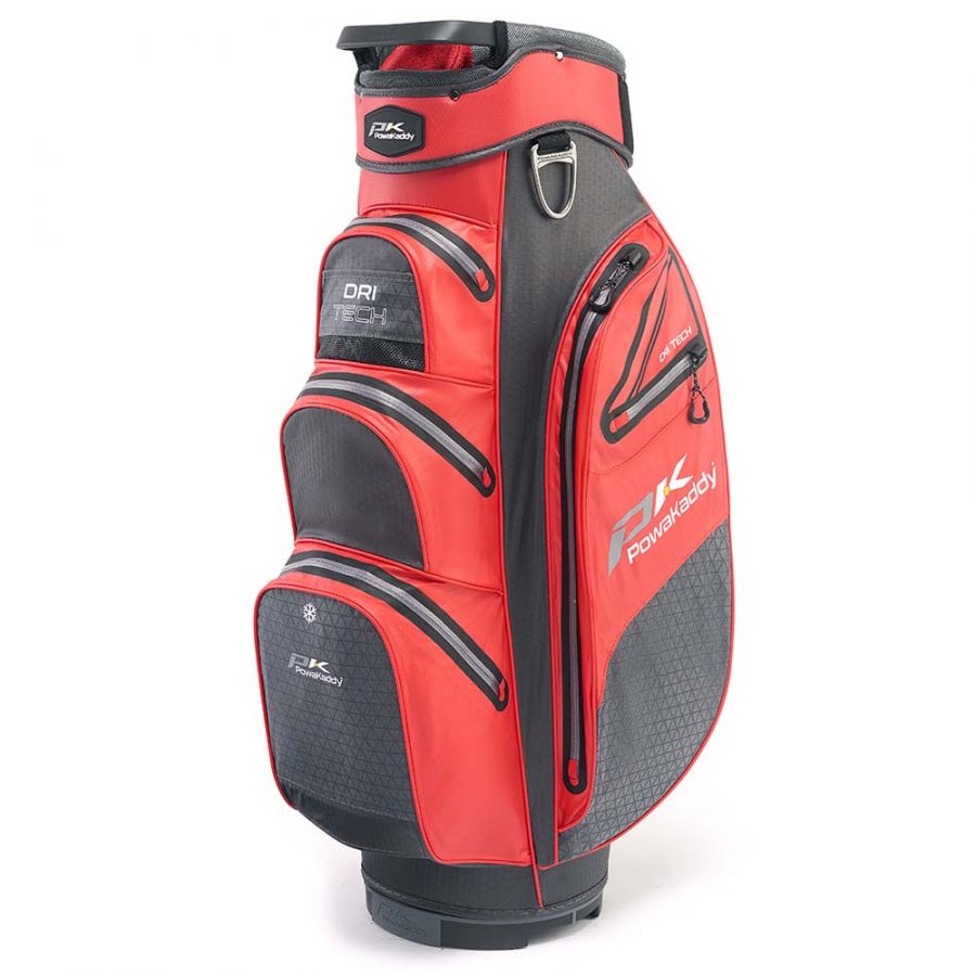 Powakaddy Dri-Tech Golf Cart Bag - Red/Grey