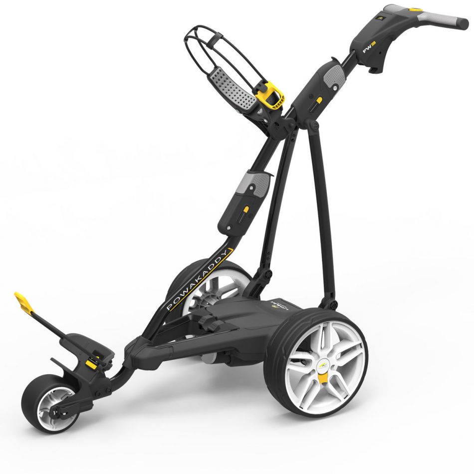 Powakaddy Freeway FW3 Electric Golf Trolley (Extended Battery Available) - Secondhand (including New 18 Hole Lithium Battery & Charger)