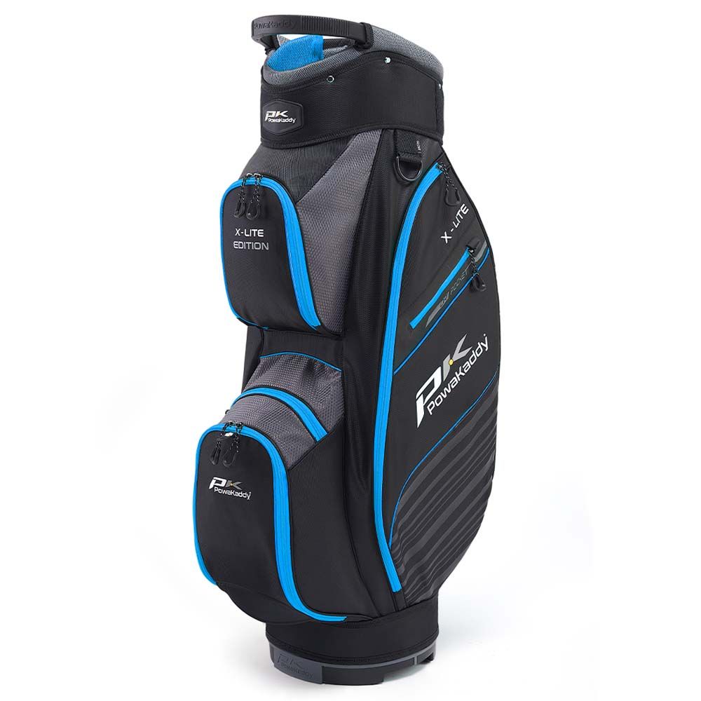 Powakaddy X-Lite Edition Cart Golf Bag - Black/Blue
