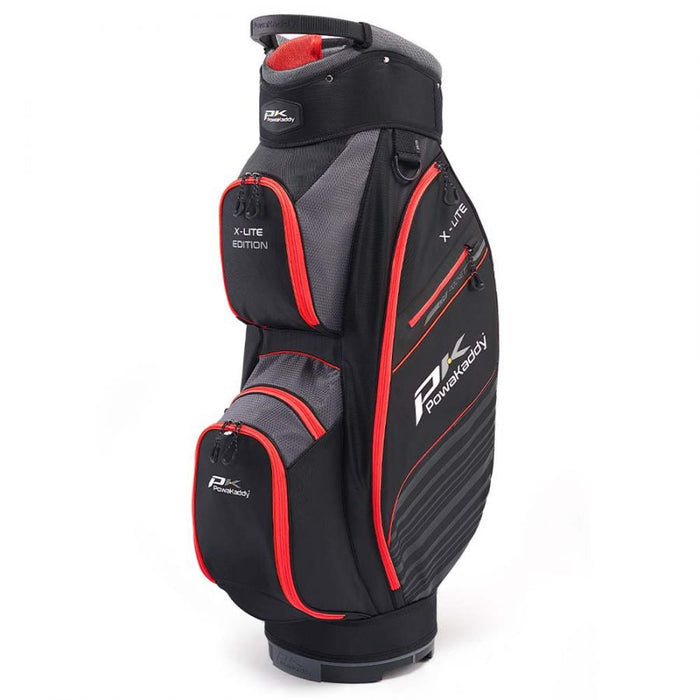 Powakaddy X-Lite Edition Golf Cart Bag - Black/Red