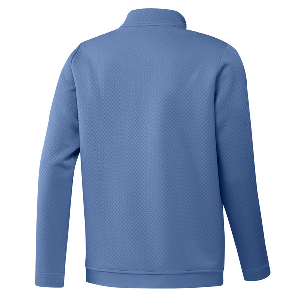 adidas Primegreen Water Resistant 1/4 Zip Golf Pullover - Blue