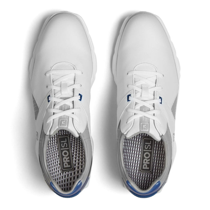 Footjoy Pro SL '20 Golf Shoes - White/Grey/Blue