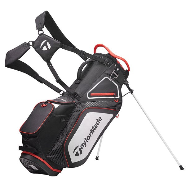 Taylormade 8.0 Pro Stand Golf Bag - Black/White/Red
