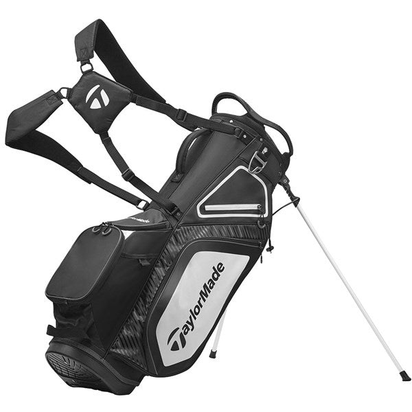 Taylormade 8.0 Pro Golf Stand Bag - Black/White/Charcoal