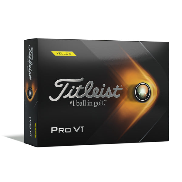 Titleist Pro V1 2021 Golf Balls - Yellow