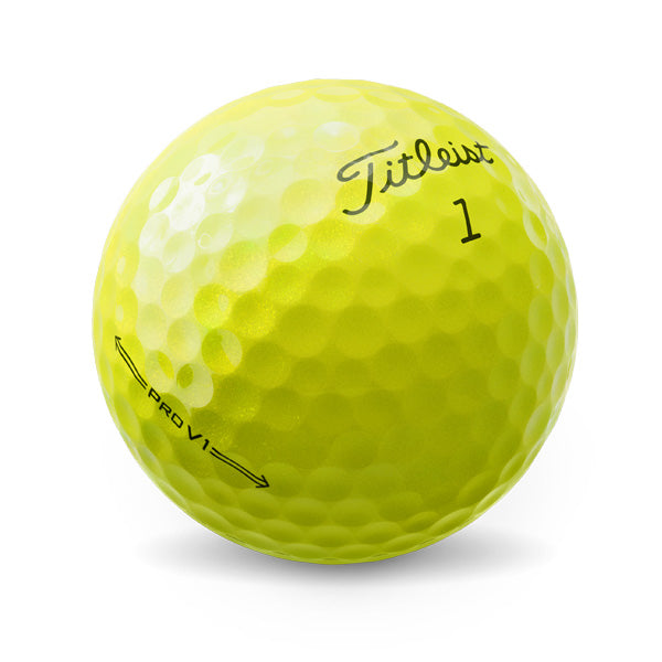 Titleist Pro V1 2021 Golf Balls - Yellow