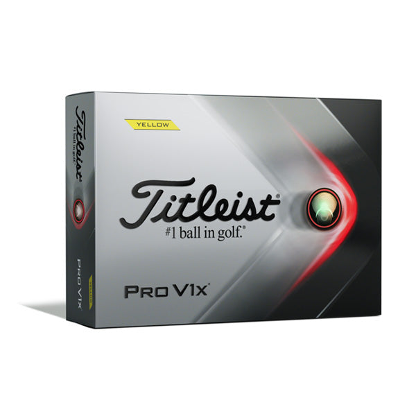 Titleist ProV1X 2021 Golf Balls - Yellow