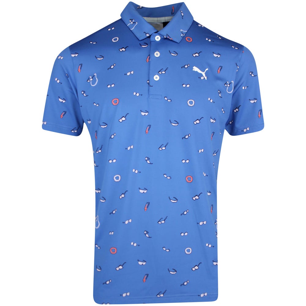 Puma Mattr Sunnies Golf Polo Shirt - Bright Cobalt