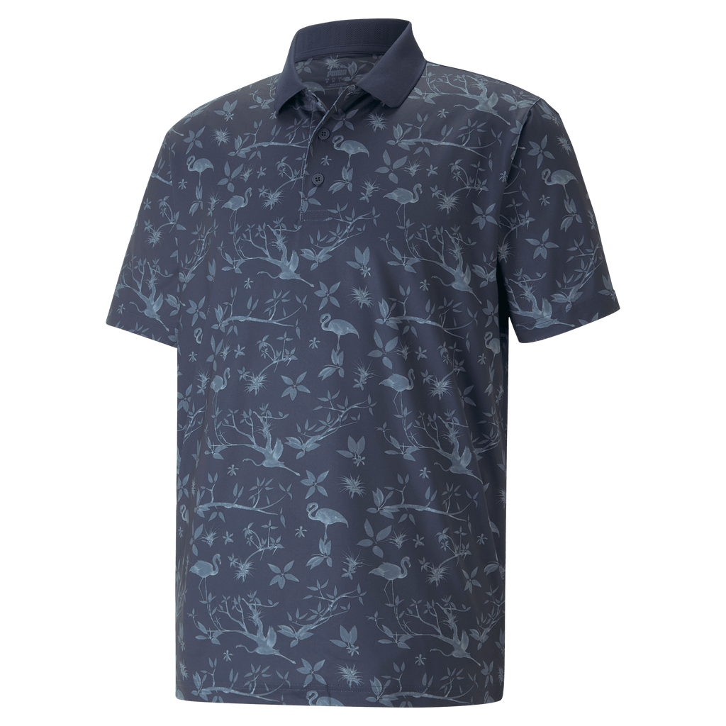 Puma Mattr Lagoon Golf Polo Shirt - Navy/Blue
