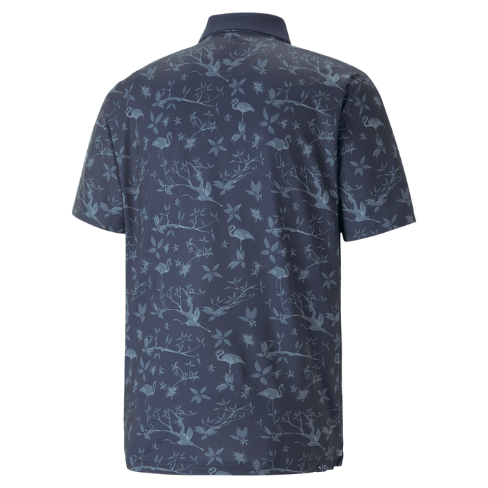 Puma Mattr Lagoon Golf Polo Shirt - Navy/Blue