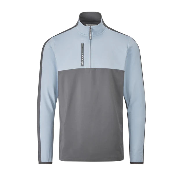Stuburt Reynold Mid Layer Golf Sweater - Slate Grey/Chamray