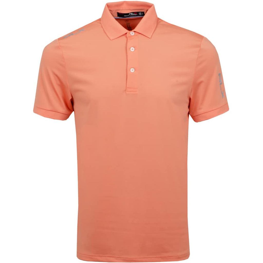 RLX Golf Solid Airflow Golf T-Shirt - Peach