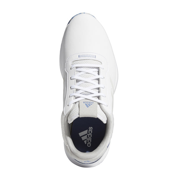 adidas S2G Leather Golf Shoes - White