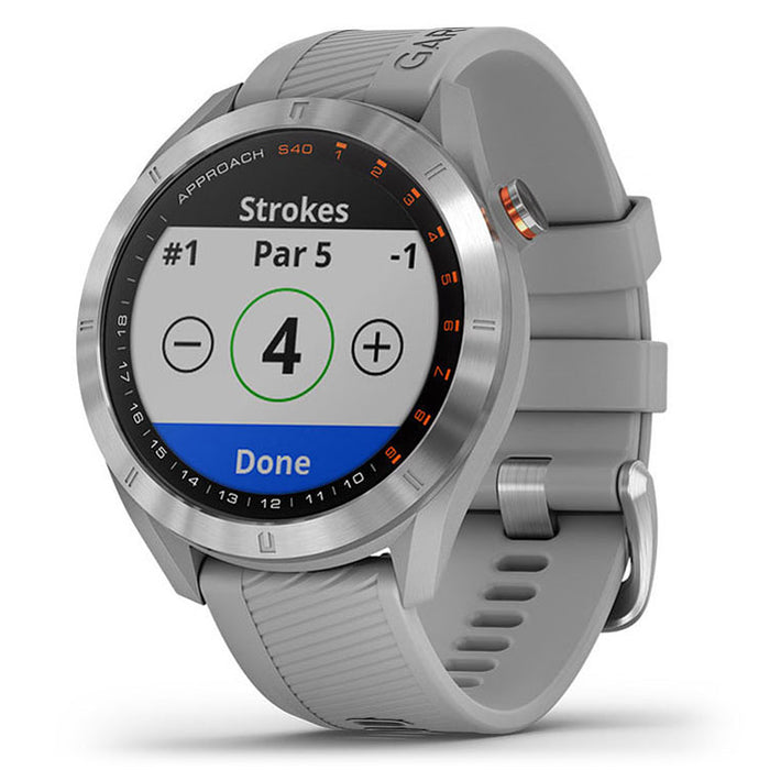 Garmin Approach S40 GPS Golf Watch - Grey