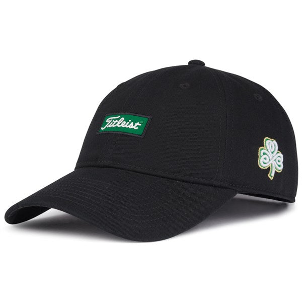 Titleist Shamrock Collection Charleston Garment Wash Golf Cap - Black/Green