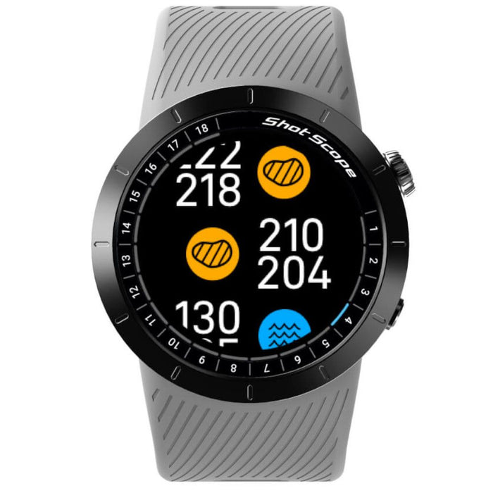 Shot Scope X5 GPS Golf Watch - Grey